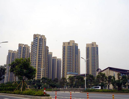 工程项目案例_广东仿石漆_软瓷洞石夯土板布纹石_鎏金板厂家-万彩吧建材
